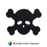 Crossbones Skull Die Cut Shape - 25 per order (Pricing for sizes vary)