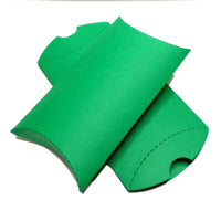 12 Pack - Green Pillow Boxes