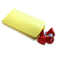 12 Pack - Light Yellow Pillow Boxes