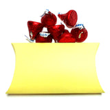 12 Pack - Light Yellow Pillow Boxes