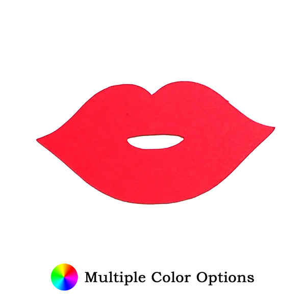 Lips Die Cut Shape - 25 per order (Pricing for sizes vary)