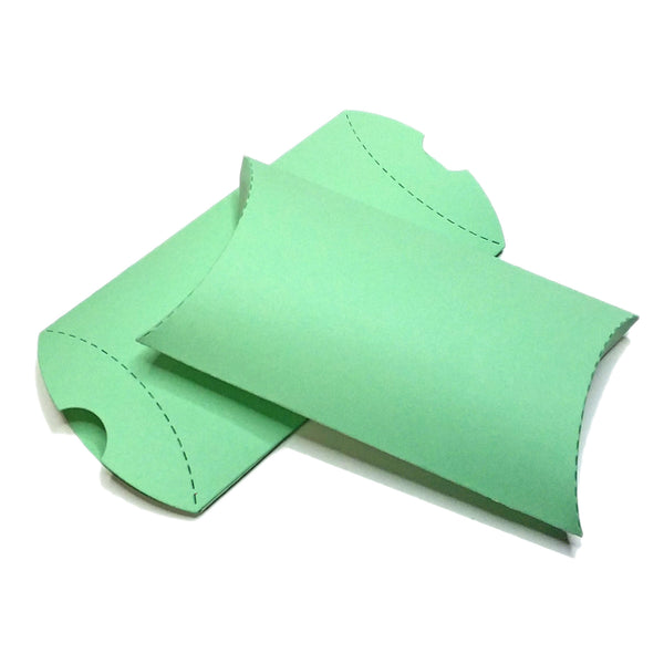 12 Pack - Mint Green Pillow Boxes